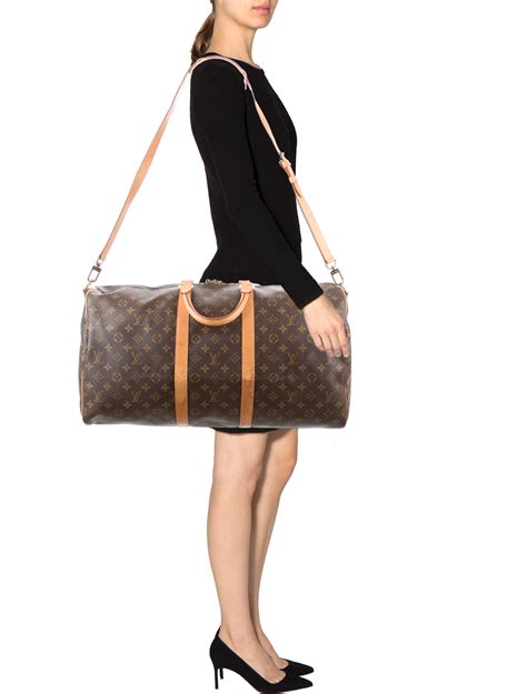 louis vuitton keepall bandouliere 55 dimensions|louis vuitton keepall 55 macassar.